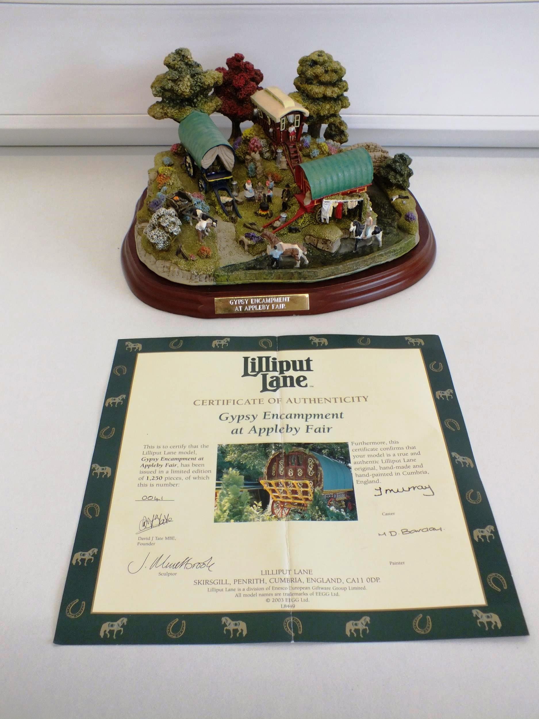 LILLIPUT LANE GYPSY ENCAMPMENT AT APPLEBY FAIR - LTD EDITION 41 of