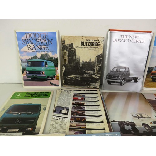 293 - ASSORMENT OF EPHEMERA INCLUDES WORLD WAR 2 BLITZKRIEG MAGAZINE AUTOMOBILIA MAGAZINES AND CALENDARS