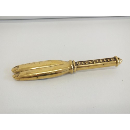 99 - BRASS ORANJEBOOM BOTTLE OPENER