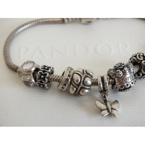 232 - GENUINE SILVER PANDORA 7.5