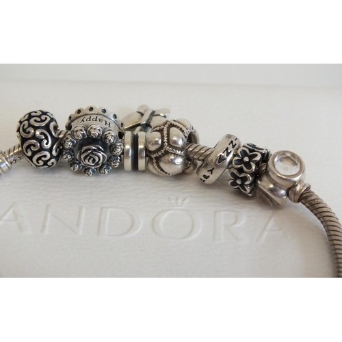 232 - GENUINE SILVER PANDORA 7.5