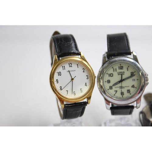 407 - 4 x Gents Dress Style WRISTWATCHES Quartz WORKING Inc. ROTARY, SEKONDA Etc.