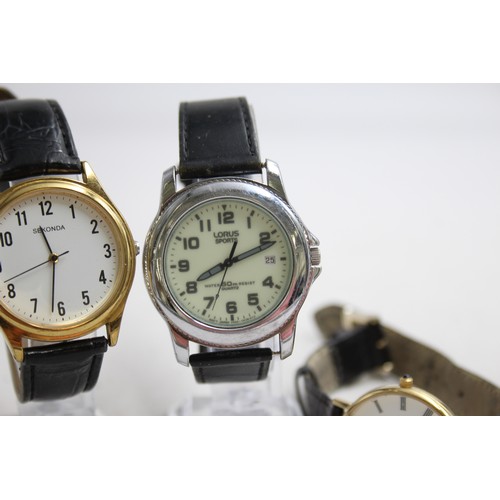 407 - 4 x Gents Dress Style WRISTWATCHES Quartz WORKING Inc. ROTARY, SEKONDA Etc.