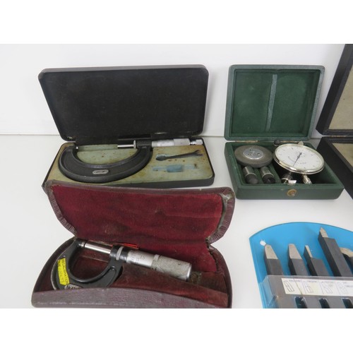 366 - SELECTION OF MICROMETERS AND OTHER TOOLS