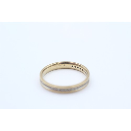 30 - 9ct Gold Diamond Half Eternity Ring (1.7g)- Size N