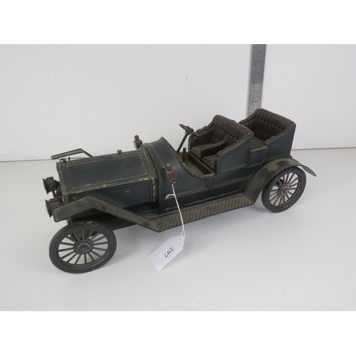 126 - COPPER AND BRASS MODEL ROLLS ROYCE