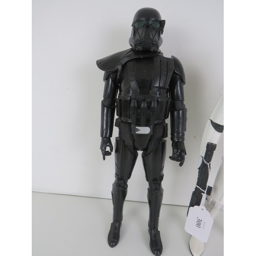 128 - 3 x STARWARS ACTION FIGURES ALL 18