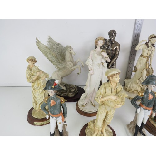 304 - 10 ASSORTED ORNAMENTS INCLUDES PEGASUS HORSE