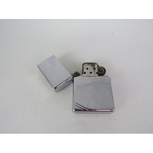 116 - VINTAGE ZIPPO CORNER SLASH LIGHTER