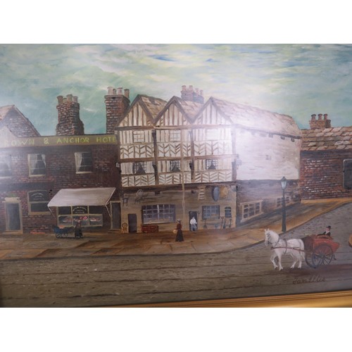 125 - 5 x TOM ELLIS PAINTINGS OF WAKEFIELD