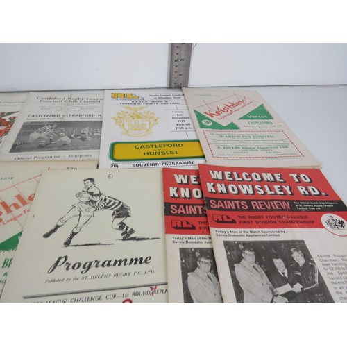 131 - 50 x OLD RUGBY LEAGUE PROGRAMMES