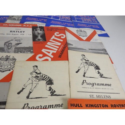 132 - 50 x OLD RUGBY LEAGUE PROGRAMMES