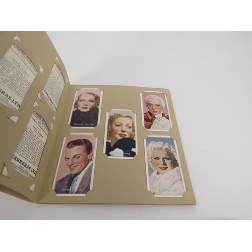 135 - 7 x ALBUMS OF CIGARETTE CARDS, FILM STARS, RADIO CELEBS, DOGS