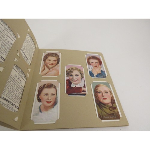 135 - 7 x ALBUMS OF CIGARETTE CARDS, FILM STARS, RADIO CELEBS, DOGS