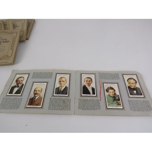 135 - 7 x ALBUMS OF CIGARETTE CARDS, FILM STARS, RADIO CELEBS, DOGS