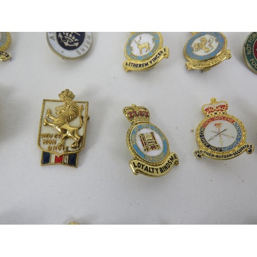 136 - RAF AND OTHER MILITARY BADGES APPROXIMATELY 28