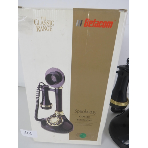 161 - BETACOM CANDLESTICK TELEPHONE IN WORKING ORDER