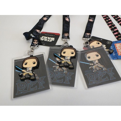 1 - FUNKO LARIATS INCLUDES STAR WARS and CAPTAIN AMERICA