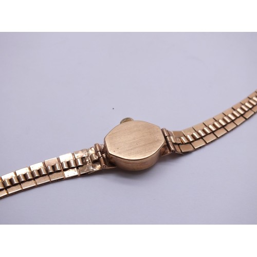 57 - LADIES 9ct GOLD ROTARY WRISTWATCH 16g