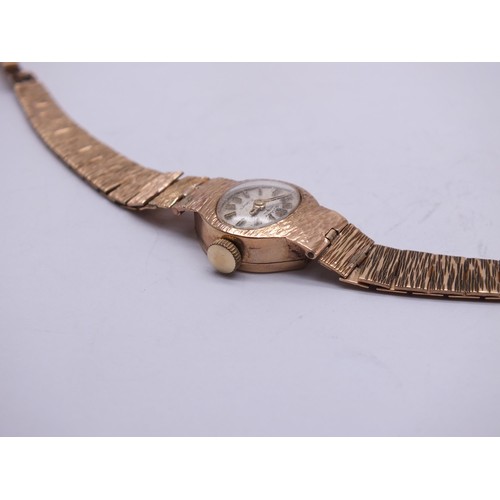 57 - LADIES 9ct GOLD ROTARY WRISTWATCH 16g