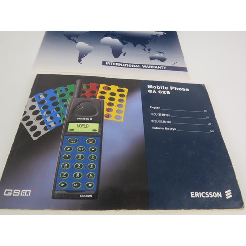 209 - ERICSSON MOBILE PHONE GA628 AND ACCESSORIES