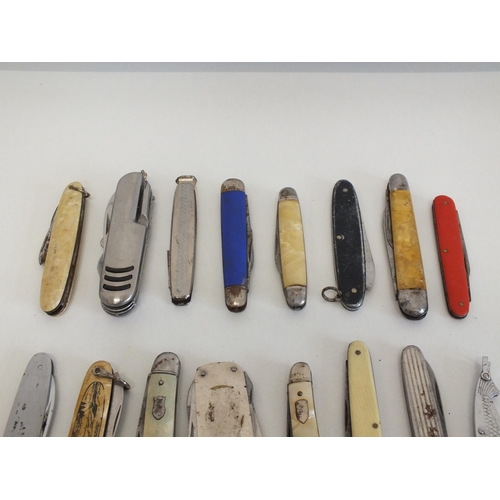 68 - 25x ASSORTED POCKET PENKNIVES