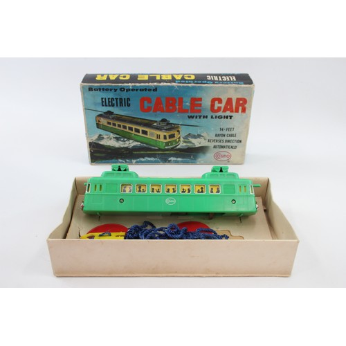 403 - Vintage Battery Operated Cable car Boxed