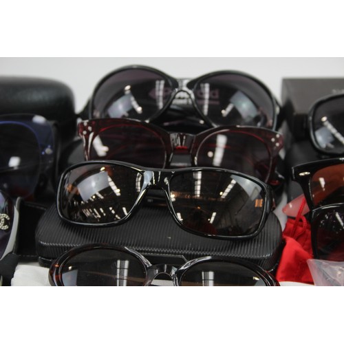 411 - 50 x Assorted SUNGLASSES Inc Carolina Herrera, Katherine Hamnett, D&G etc