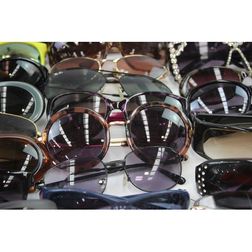 417 - 50 x Assorted SUNGLASSES Inc Carolina Herrera, Georgio Armani, Trussardi