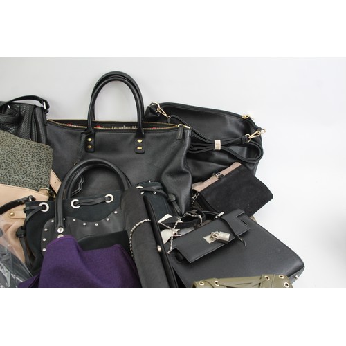 481 - 18 x Assorted Ladies Handbags Inc Lulu Guinness, Biba, Leather etc