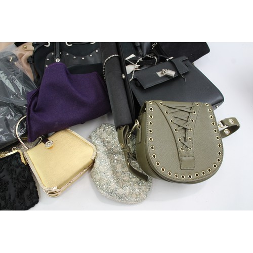 481 - 18 x Assorted Ladies Handbags Inc Lulu Guinness, Biba, Leather etc