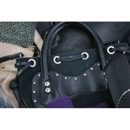 481 - 18 x Assorted Ladies Handbags Inc Lulu Guinness, Biba, Leather etc