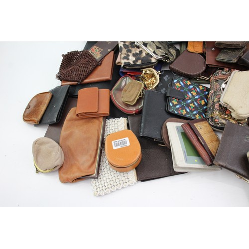 501 - Job Lot x Assorted PURSES / WALLETS Inc Vintage, Leather, Branded etc