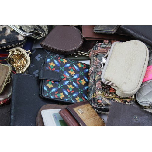 501 - Job Lot x Assorted PURSES / WALLETS Inc Vintage, Leather, Branded etc