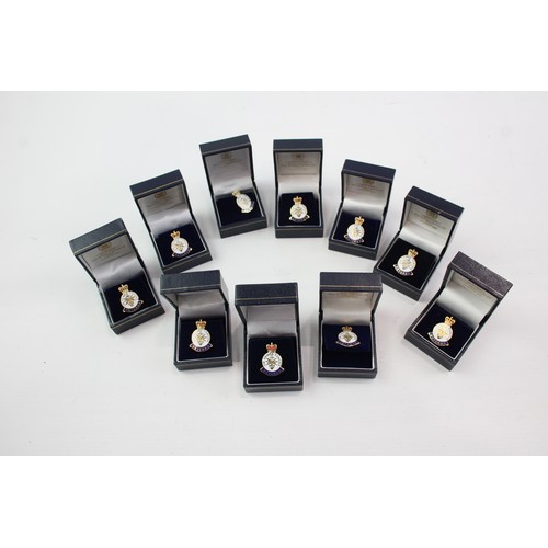 517 - 10 x Boxed HM Armed Forces Veteran Badges