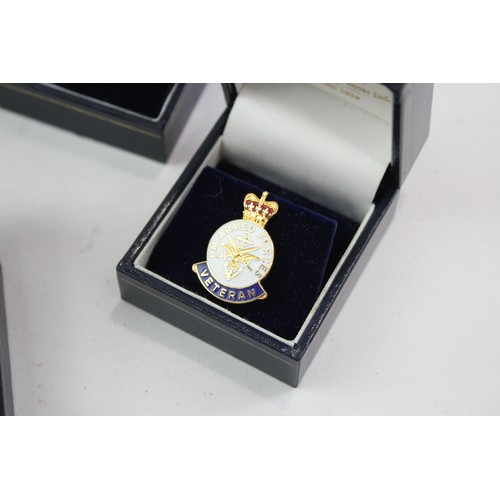 517 - 10 x Boxed HM Armed Forces Veteran Badges