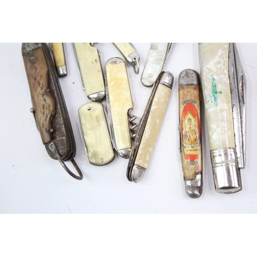 524 - 12 x Vintage Assorted Pocket KNIVES