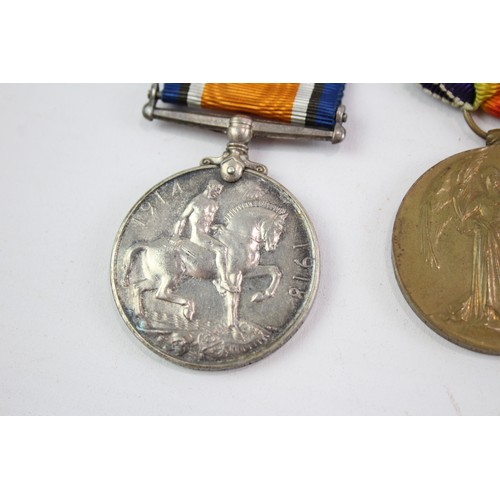 538 - WW1 Medal Pair Named 26522 Pte W. Broughton, Grenadier Guards