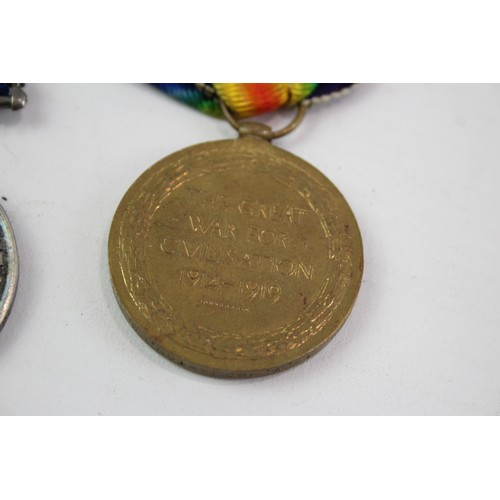 538 - WW1 Medal Pair Named 26522 Pte W. Broughton, Grenadier Guards