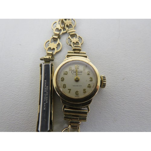 199 - LADIES CHATEAUX ROLLED GOLD WATCH