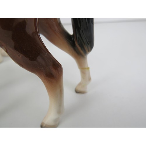 250 - 3 x HORSE ORNAMENTS INCLUDES BESWICK