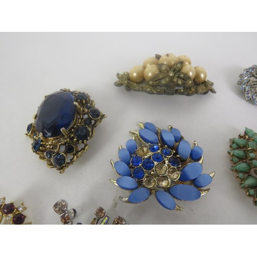 281 - 20 x ASSORTED BROOCHES SPARES/REPAIRS