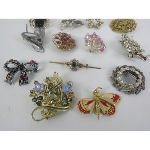 282 - 20 x ASSORTED BROOCHES SPARES/REPAIRS