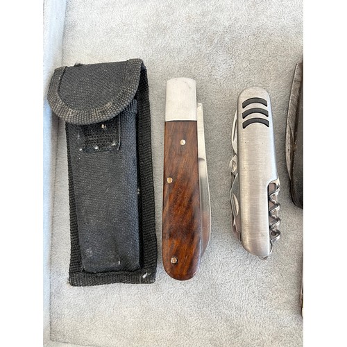 530 - 11 x Vintage Assorted Pocket KNIVES