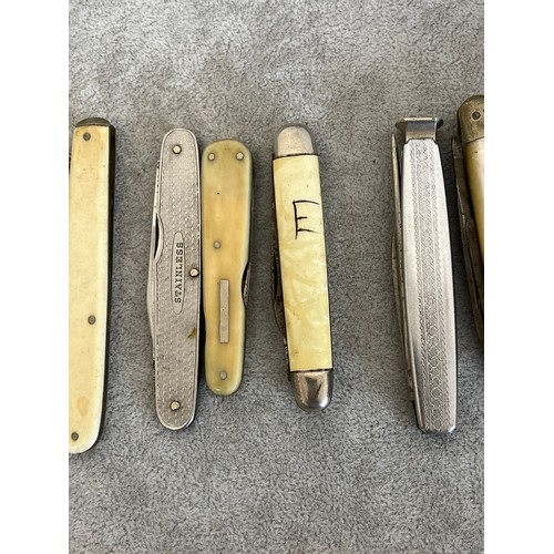 543 - 11 x Vintage Assorted Pocket KNIVES