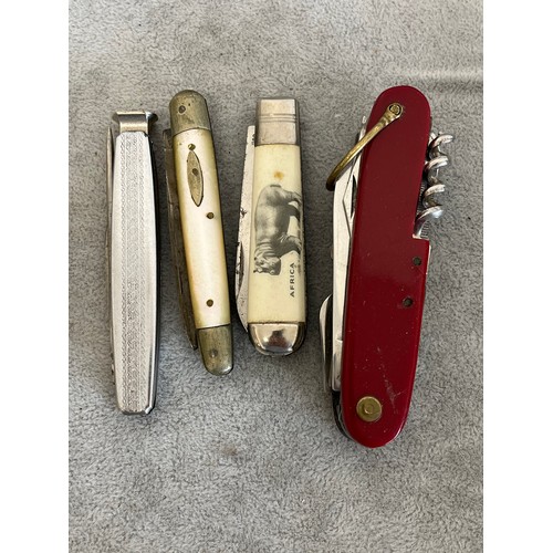 543 - 11 x Vintage Assorted Pocket KNIVES