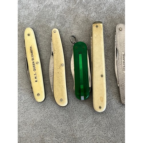 543 - 11 x Vintage Assorted Pocket KNIVES