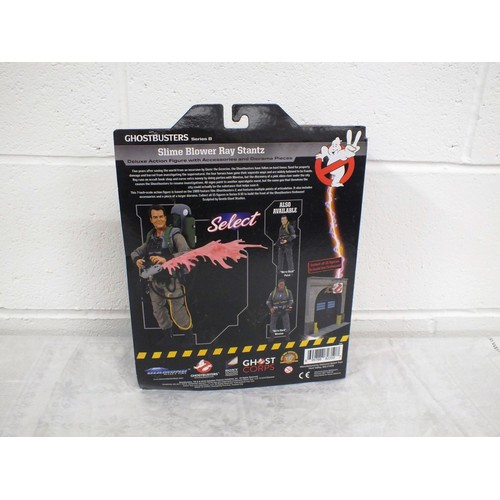 16 - GHOSTBUSTERS II DIAMOND SELECT SLIME BLOWER RAY STANTZ DELUXE ACTION FIGURE WITH ACCESSORIES & DIORA... 