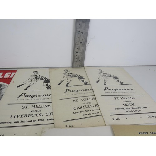 105 - 50 x 1960'S RUGBY LEAGUE PROGRAMMES