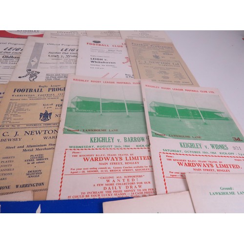 105 - 50 x 1960'S RUGBY LEAGUE PROGRAMMES